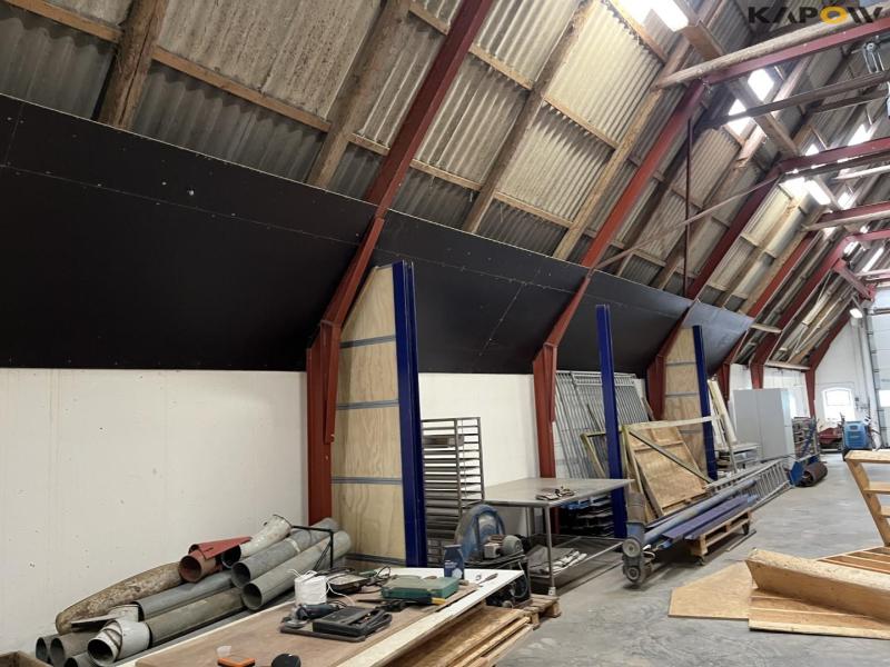 JE-MA 40 ton grain plant with Vedersø grain cleaner dismantled on pallets 42