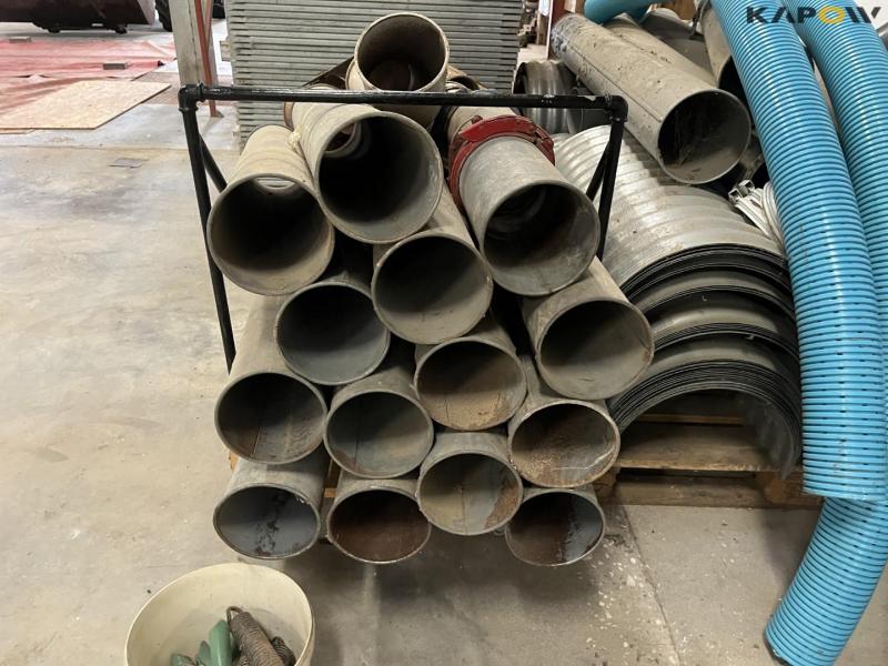 JE-MA 40 ton grain plant with Vedersø grain cleaner dismantled on pallets 53
