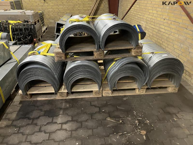 JE-MA 40 ton grain plant with Vedersø grain cleaner dismantled on pallets 62