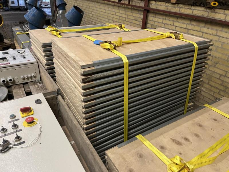 JE-MA 40 ton grain plant with Vedersø grain cleaner dismantled on pallets 69