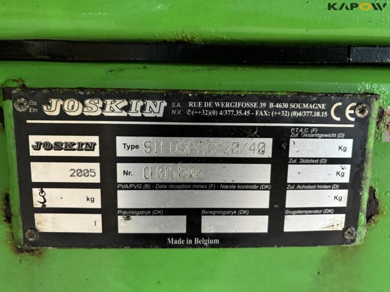 Joskin silospace 20/40 silage trailer 35