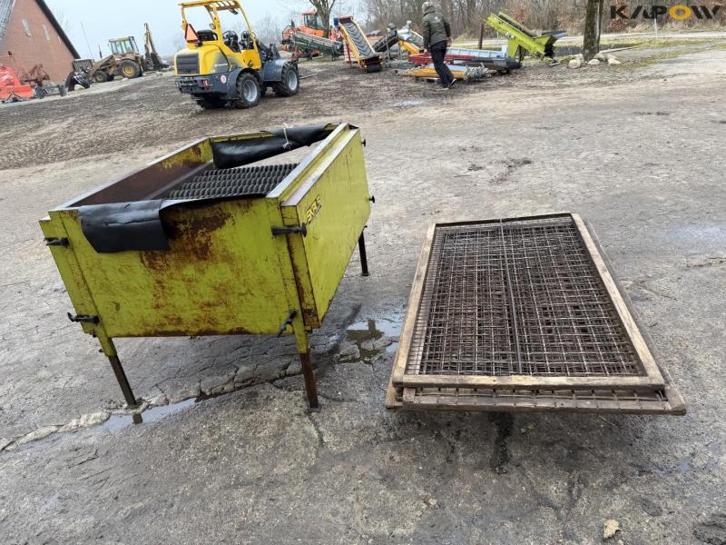 Potato cleaner + sieve 6