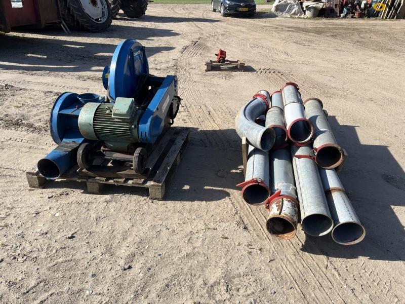 Kongskilde TRL 150/CAD 20 grain blower with pipe 6