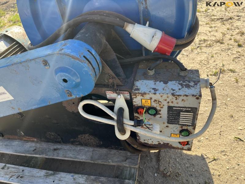 Kongskilde TRL 150/CAD 20 grain blower with pipe 11