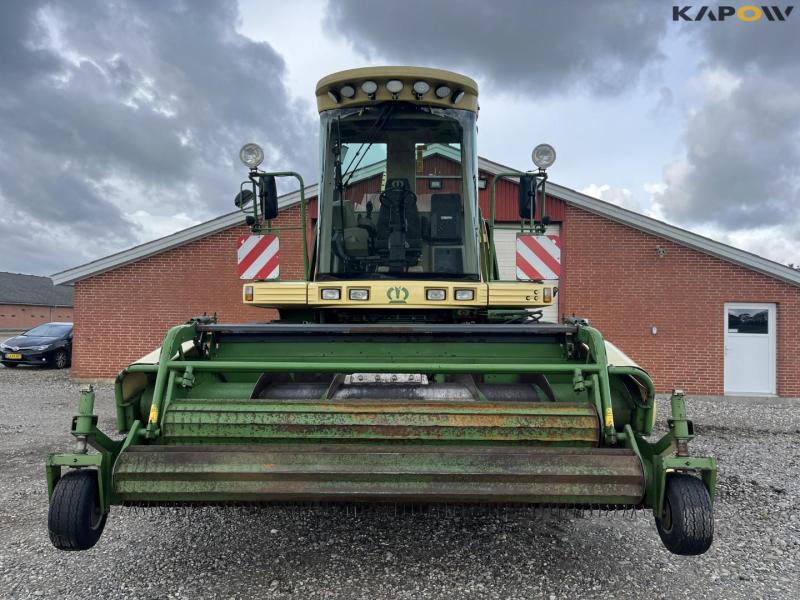 Krone Big X forager with pickup and 12 row corn header 2