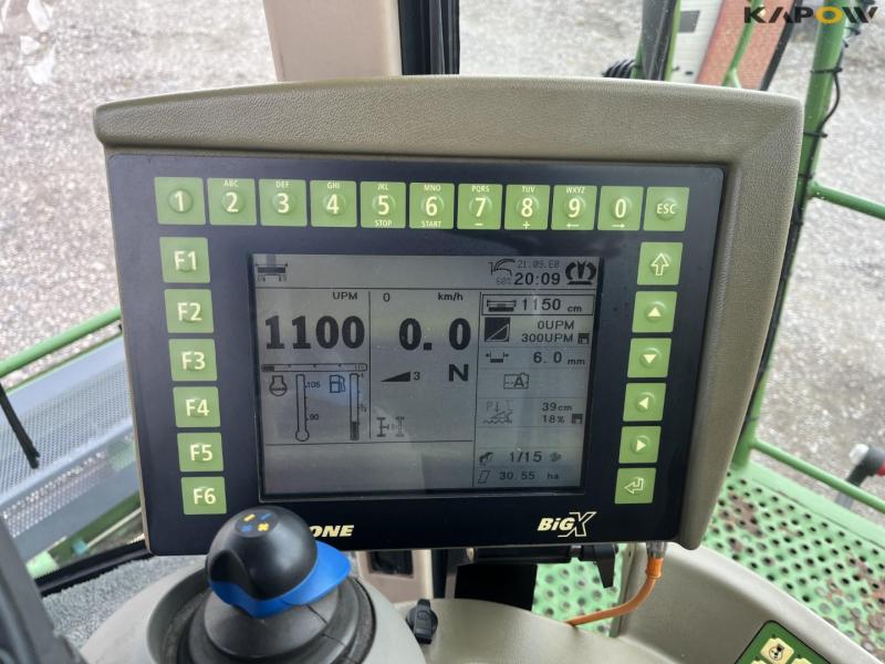 Krone Big X forager with pickup and 12 row corn header 47