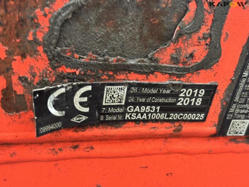 Kuhn GA9531 rake 51