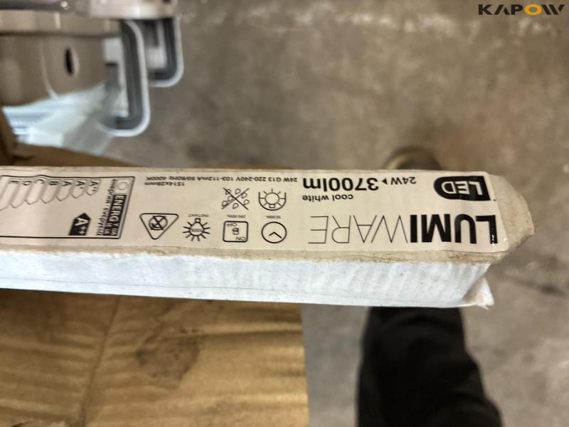 Fluorescent tubes, fixtures and storage boxes 13