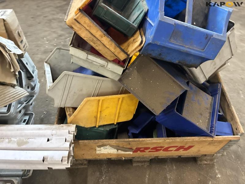 Fluorescent tubes, fixtures and storage boxes 20