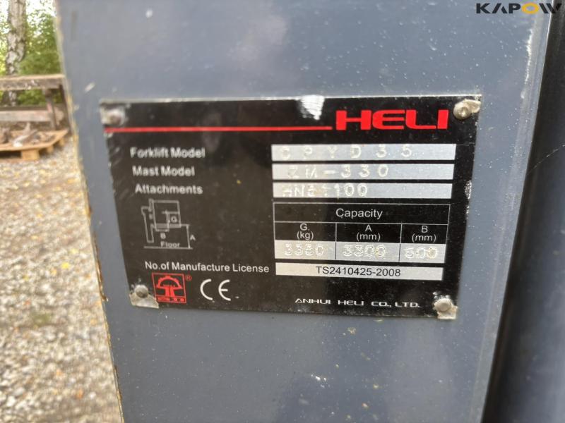 Mügler CPYD35 forklift 3.5 t gas 42