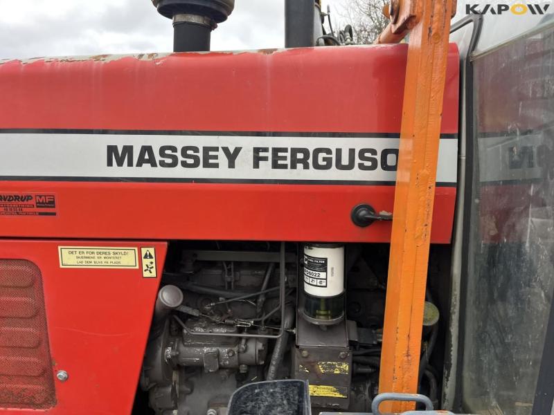 Massey Ferguson 390 tractor with arm mower 12