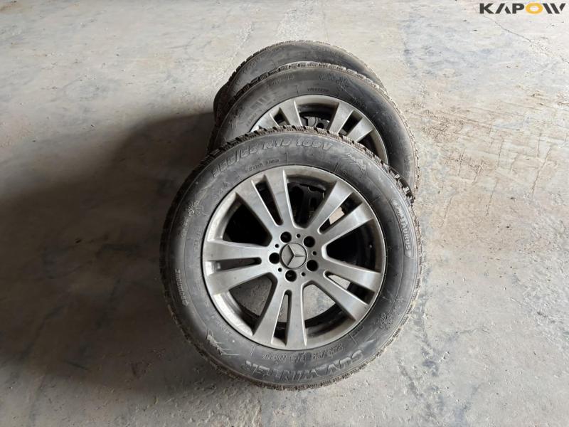 Mercedes alloy wheels with winter tires 2