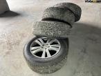 Mercedes alloy wheels with winter tires 4