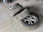 Mercedes alloy wheels with winter tires 5