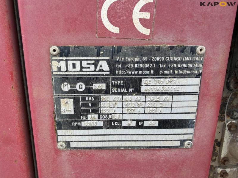 Mosa GE 115 PSX diesel generator 20