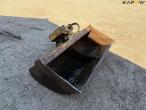 Grader bucket with Hydrema hitch 3