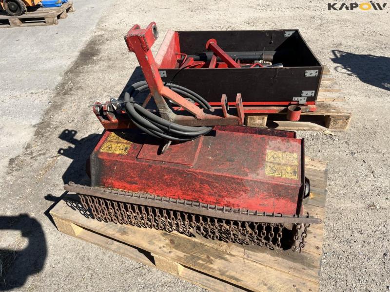 Rotair R80 tool carrier with Lorenzati 800 flail mower 29