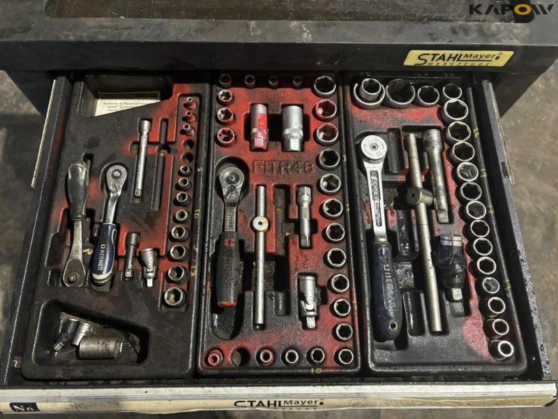 Stahl Mayer Workshop trolley with contents 9