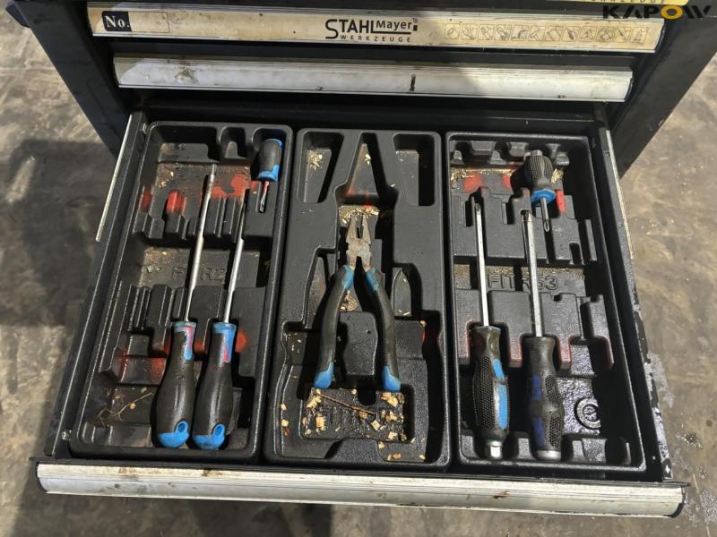 Stahl Mayer Workshop trolley with contents 11
