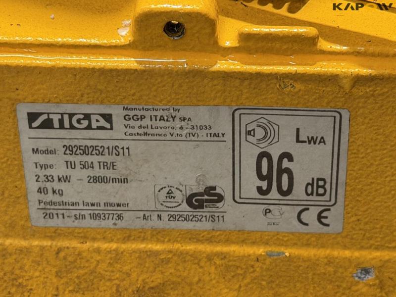 Stiga lawn mower 18