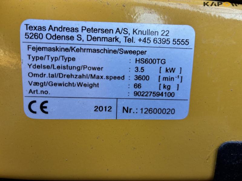 Texas HS600TG sweeper 14