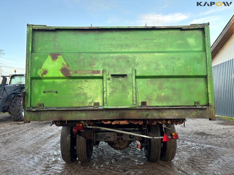 Tipper trailer with drying channels 6