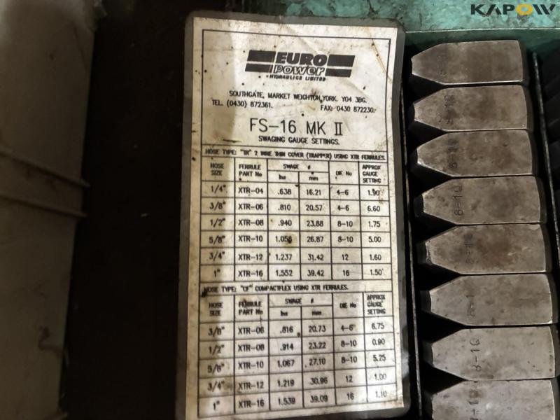 Equipment for making new hydraulic hoses 10
