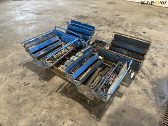Toolboxes with contents