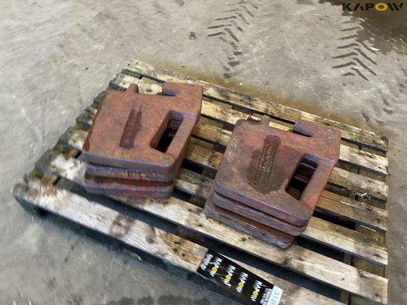 Volvo BM front weight - 6pcs 3