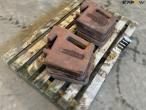 Volvo BM front weight - 6pcs 4