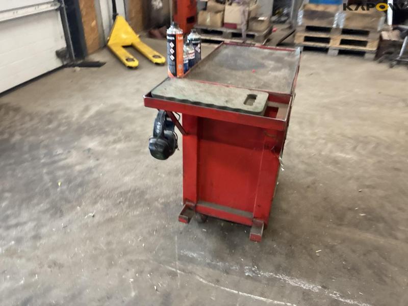 Würth euro workshop table with contents 2