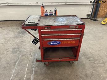 Würth euro workshop table with contents